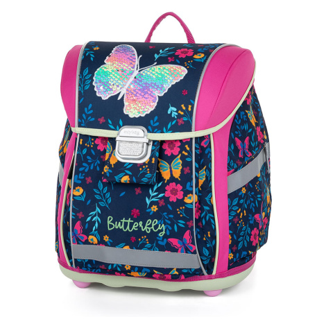 Oxybag Školská taška Premium Light Motýľ 2