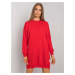 RUE PARIS Women's Red Cotton Dress