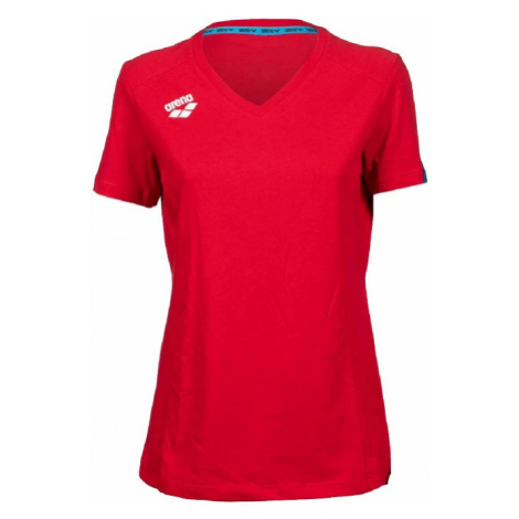 Arena women team t-shirt panel red
