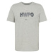 NIKE Funkčné tričko 'HWPO'  sivá melírovaná / čierna