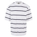 Men's Oversized Sleeve Modern Stripe T-Shirt - Striped