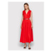 Rinascimento Letné šaty CFC0018569002 Červená Regular Fit