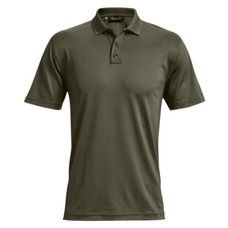 Under Armour TAC PERFORMANCE POLO 2.0 Pánske tričko polo, khaki, veľkosť