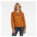 Mikina - G-star RAW Pacior sweat r oranžová