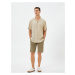 Koton Basic Shirt Short Sleeve Turndown Collar Ecovero:registered: Viscose