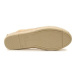 Manebi Espadrilky Suede Flat Espadrilles Béžová