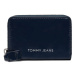 Tommy Jeans Malá dámska peňaženka Tjw Ess Must Small Za Patent AW0AW16142 Tmavomodrá