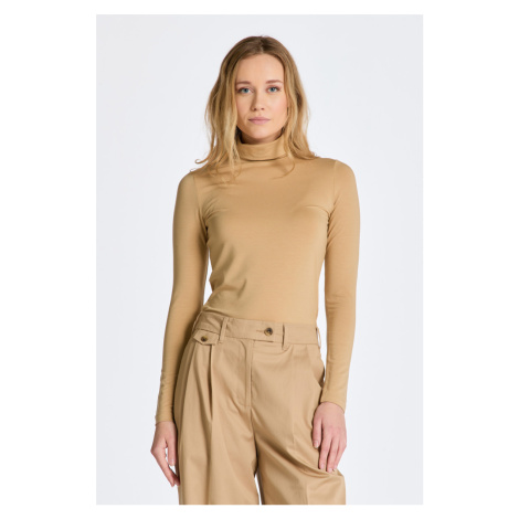 ROLÁK GANT SLIM LS TURTLENECK DARK KHAKI