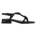Paul Green Remienkové sandále  čierna