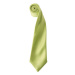 Premier Workwear Pánska saténová kravata PR750 Lime -ca. Pantone 382