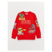 LC Waikiki Boys' Crew Neck Marvel Printed Long Sleeve Sweatshirt