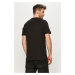 Bavlnené tričko Puma pánsky, čierna farba, jednofarebný, 586668