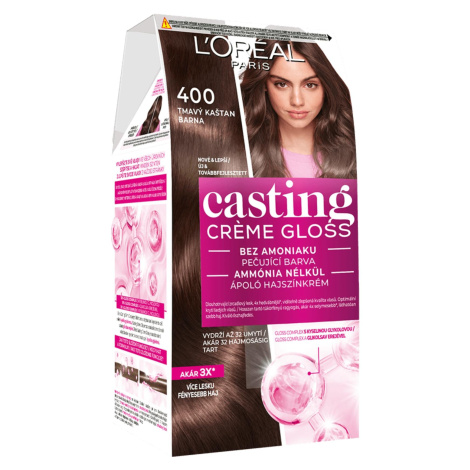 Preliv bez amoniaku Loréal Casting Créme Gloss - 400 tmavý gaštan - L’Oréal Paris + darček zadar