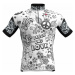 Rosti PEACE AND LOVE Pánsky cyklistický dres, biela, veľkosť