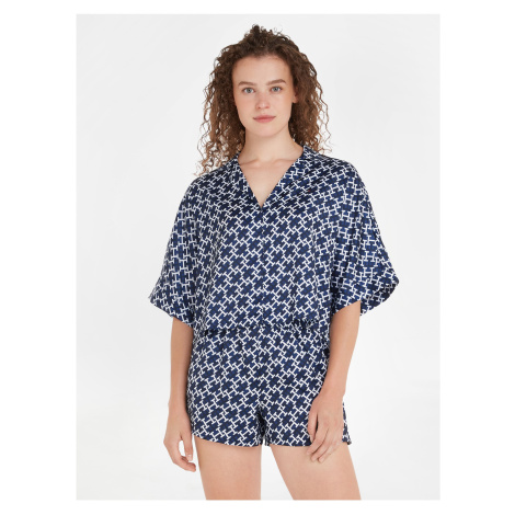 Dark Blue Women Patterned Pyjamas Tommy Hilfiger Underwear - Women