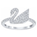 Swarovski Luxusné prsteň s labuťou Swan 50 mm