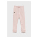 Nohavice Lacoste XJ9476 ružová farba, jednofarebné