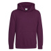 Just Hoods Detská mikina s kapucňou JH001J Plum