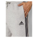 Adidas Teplákové nohavice Essentials 3-Stripes GM1091 Sivá Slim Fit