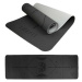 LIFEFIT YOGA MAT LOTOS DUO, 183 × 58 × 0,6 cm, čierna