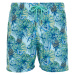 Trendyol Blue Standard Size Pineapple Printed Swim Shorts