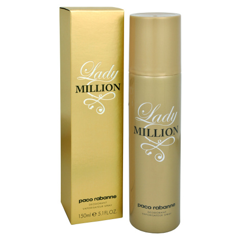 Rabanne Lady Million - deodorant v spreji 150 ml