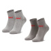 Levi's® Súprava 3 párov nízkych členkových ponožiek 37157-0179 Sivá
