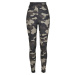 Camo Tech Women's High Waist Leggings Dark Mask