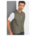 Y8611 DEWBERRY MEN'S VEST-KHAKI