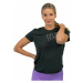 Nebbia FIT Activewear Functional T-shirt with Short Sleeves Black Fitness tričko