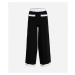 Nohavice Karl Lagerfeld Classic Knit Pants Čierna