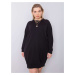 Black dress plus sizes with long sleeves