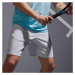 Pánske šortky Dry TSH 500 na tenis svetlosivé