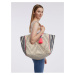 Orsay béžová dámska vzorovaná taška - ženy