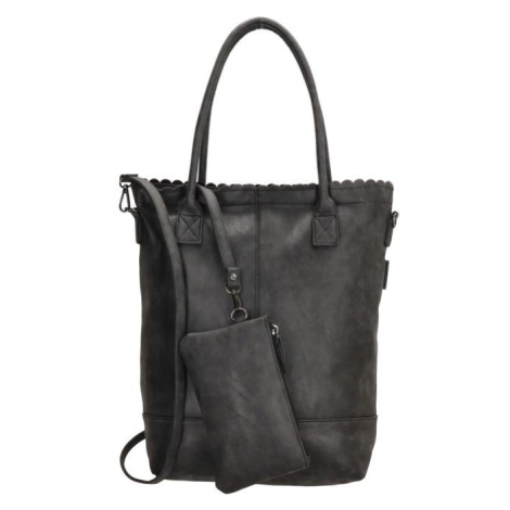 Čierny elegantný set kabelka + peňaženka „Marry“