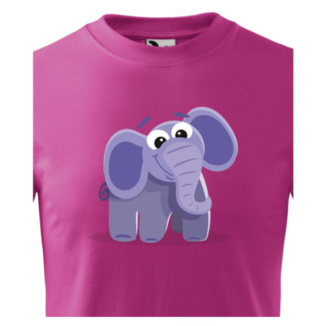 Detské tričko so sloníkom - darček pre milovníkov zvierat