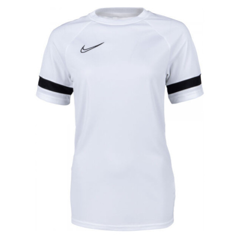 Nike DRI-FIT ACADEMY Pánske futbalové tričko, biela, veľkosť