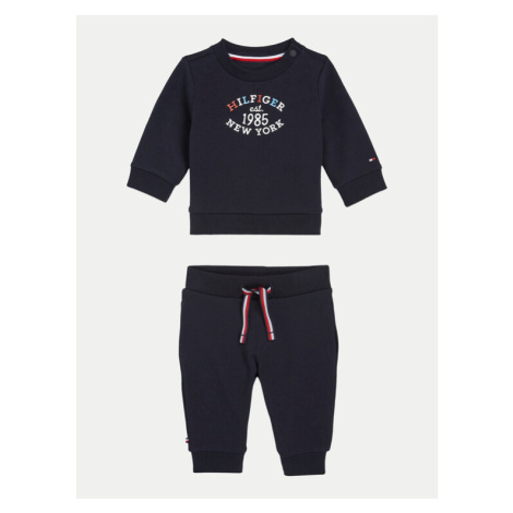 Tommy Hilfiger Tepláková súprava Monotype KN0KN01863 Tmavomodrá Regular Fit