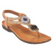 Amarpies  Dámske sandále  23574 abz bronz  Univerzálna športová obuv Žltá
