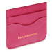 Slim Credit Cardholder Bohemian "FUCHSIA" Strieborná