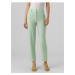 Women's mint cropped pants VERO MODA Zelda - Women