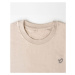 Vilgain Mask Badge Tee White Almond