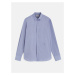 Košeľa Trussardi Shirt Italian Collar Micro Fantasy Modrá