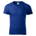 Malfini Slim fit V-NECK Pánske tričko 146 kráľovská modrá