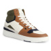 Tommy Hilfiger Sneakersy Th Basket Better Midcut Lth Mix FM0FM04793 Hnedá