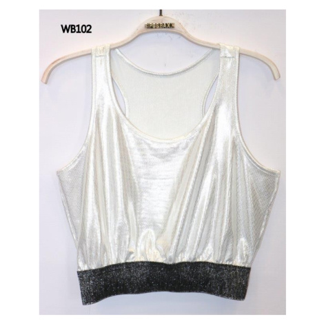 Dámsky top CIPO & BAXX WB102 WHITE Farba: Biela, Konfekčná