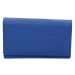 Modrá veľká kožená peňaženka &quot;Dominas&quot;