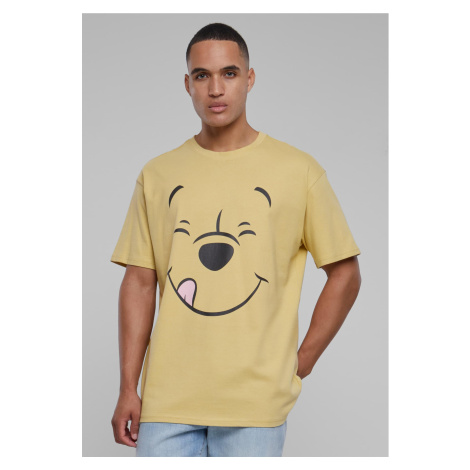 Disney 100 Winnie the Pooh Face Oversize Men's T-Shirt Yellow mister tee