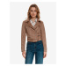 Light brown women's jacket in suede finish TOP SECRET - Women's