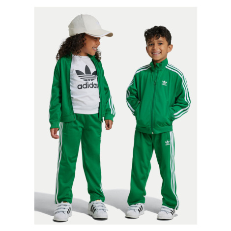 Adidas Tepláková súprava adicolor Firebird IY4803 Zelená Regular Fit